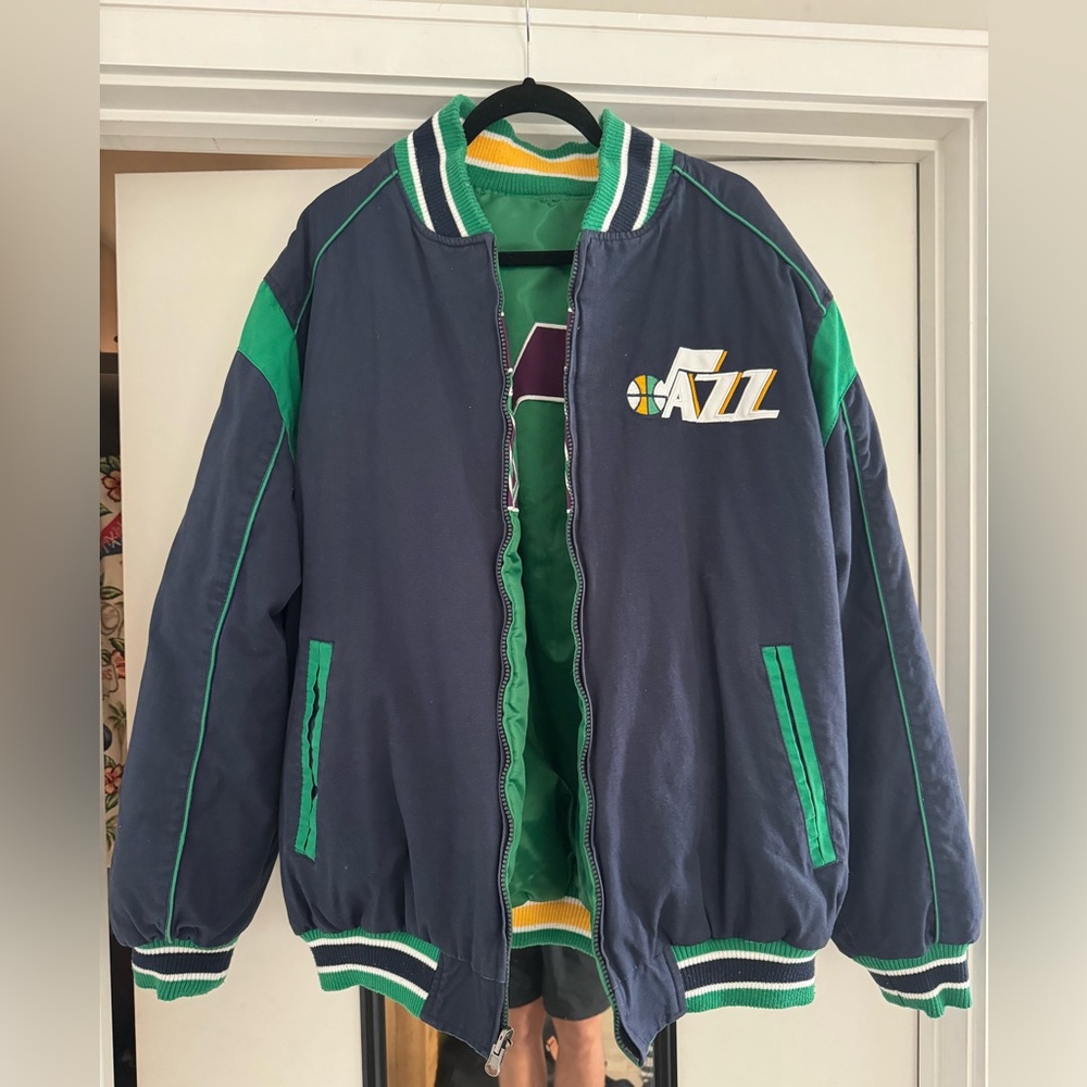Vintage Utah Jazz Reversible Jacket